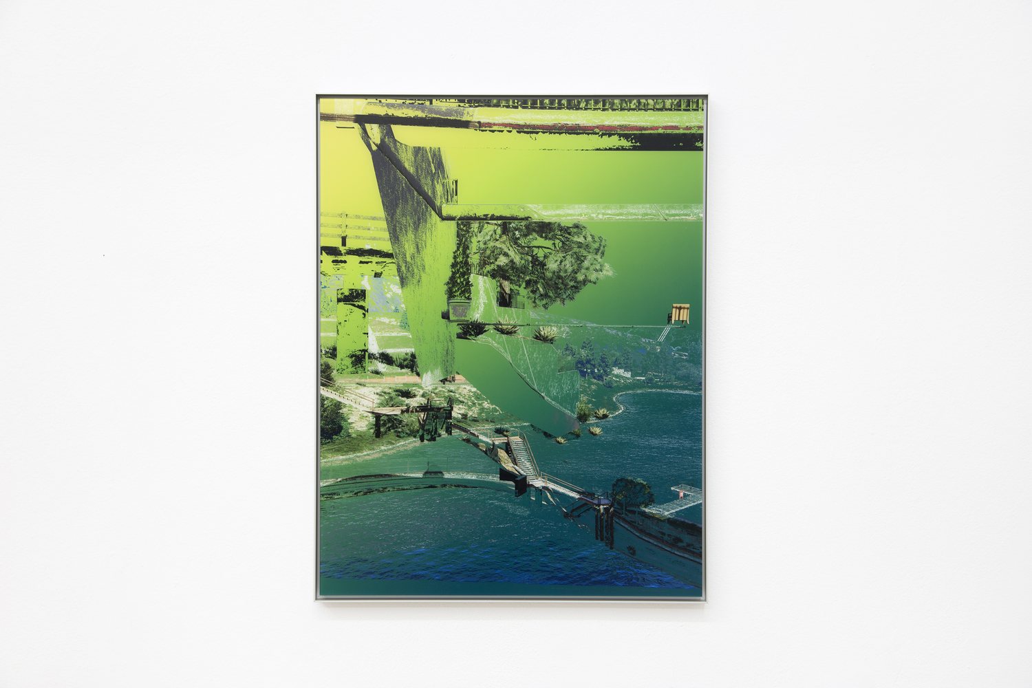 The Wrong Club — Raphael Brunk, Disturb_05: glitched landscape C-print